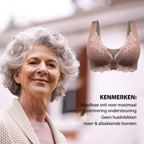 Comfort Control | Lace-Trimmed Support Bra