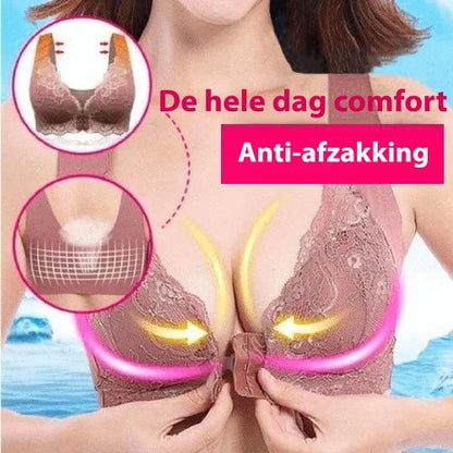 Comfort Control | Lace-Trimmed Support Bra