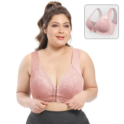 Comfort Control | Lace-Trimmed Support Bra