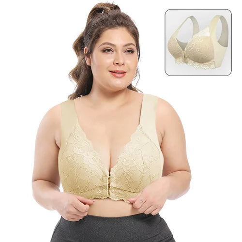 Comfort Control | Lace-Trimmed Support Bra
