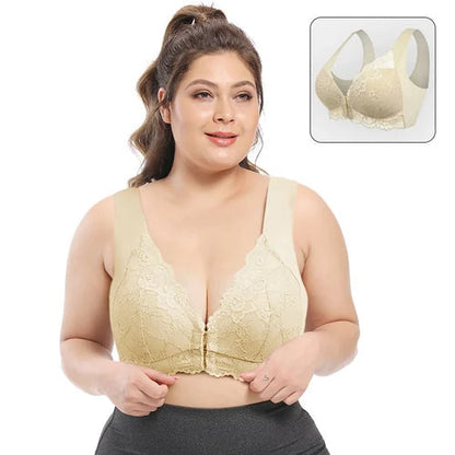 Comfort Control | Lace-Trimmed Support Bra