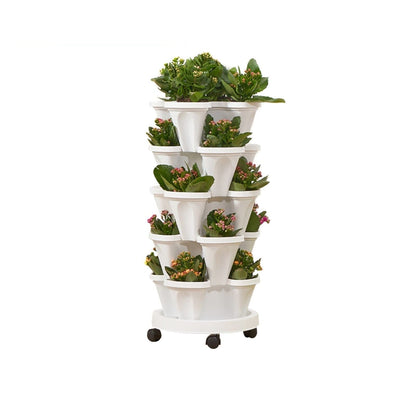 Buy One Get One Free | Vertical Stackable Plant Pots - Last Day Discount