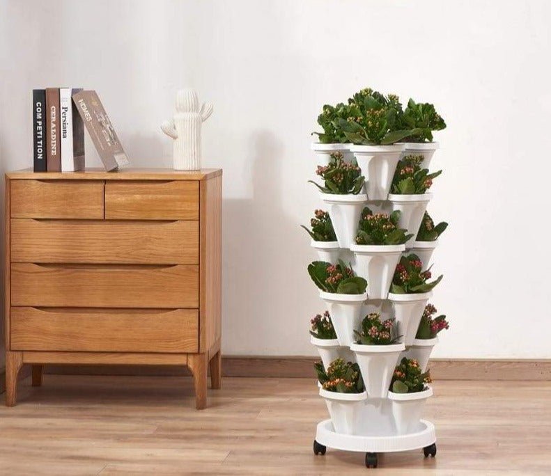 Buy One Get One Free | Vertical Stackable Plant Pots - Last Day Discount