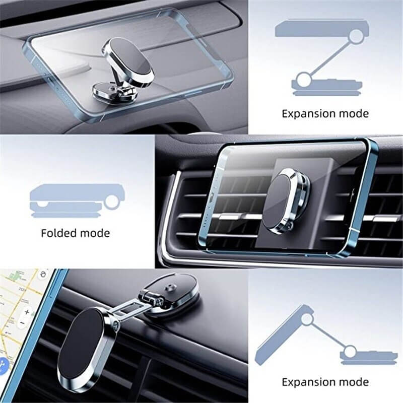 Magnetic Phone Holder – Foldable & 360° Rotatable | Strong Magnet Power | Buy 1 Get 1 Free