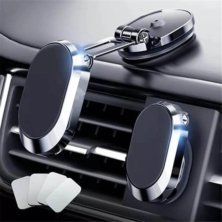 Magnetic Phone Holder – Foldable & 360° Rotatable | Strong Magnet Power | Buy 1 Get 1 Free