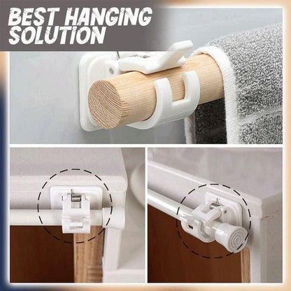 50% Off | 8-Piece Hook Set for Hanging Various Items