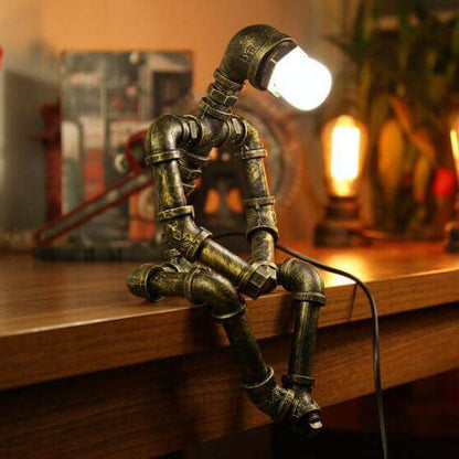 Modern Home Table Lamp - Classic Industrial Style with One Light
