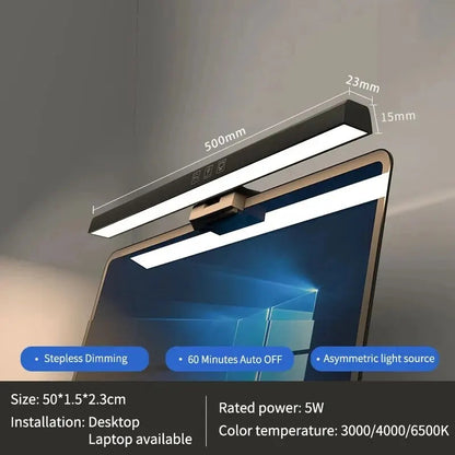 USB-Powered LED Monitor Light Bar | Adjustable Brightness | 33 cm / 50 cm