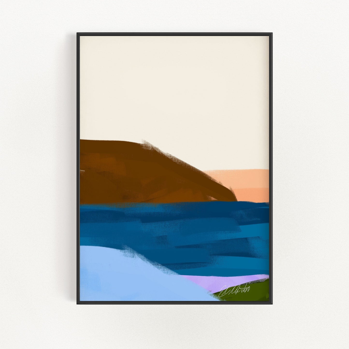 Seaside Serenity Art Print | Oceanic Vibes