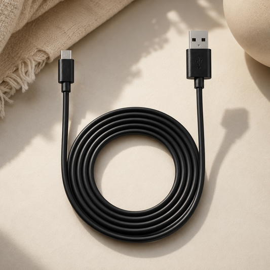 10-Foot Micro USB Cable – Tangle-Free Construction