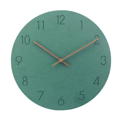 Nordic Design Silent Wall Clock – NordWhisper Style Timepiece