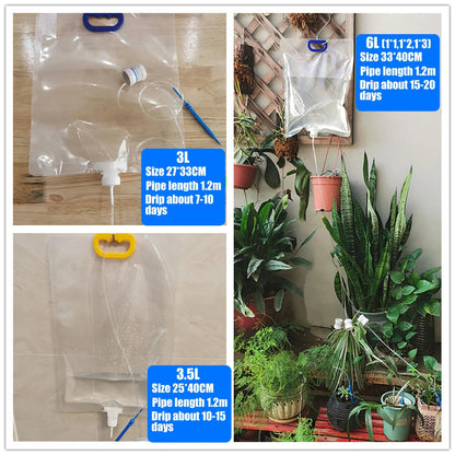 5L Irrigation Bag | Automatic Drip Watering System | Flow Control Included