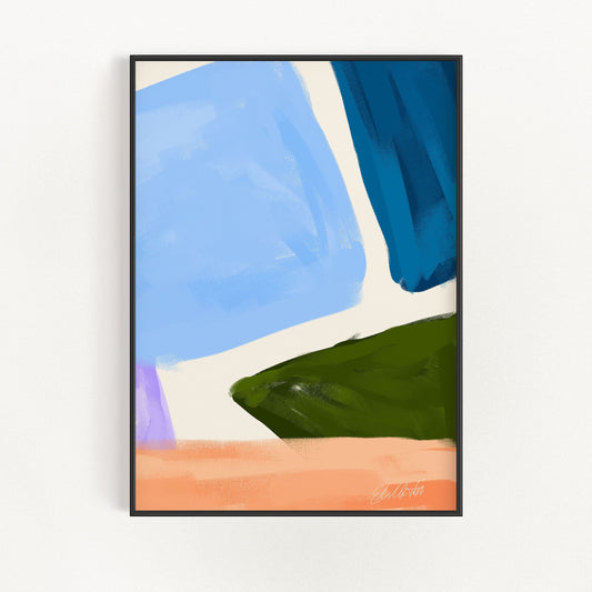 Coastal Serenity Art Print | AquaVista