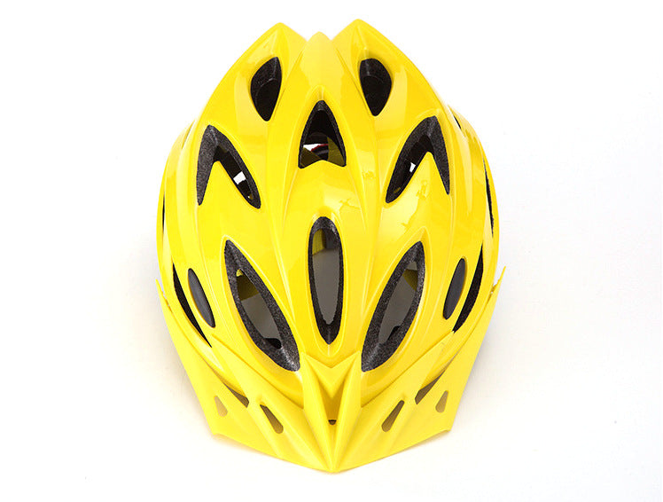 Ventilated Bicycle Helmet with Aerodynamic Design