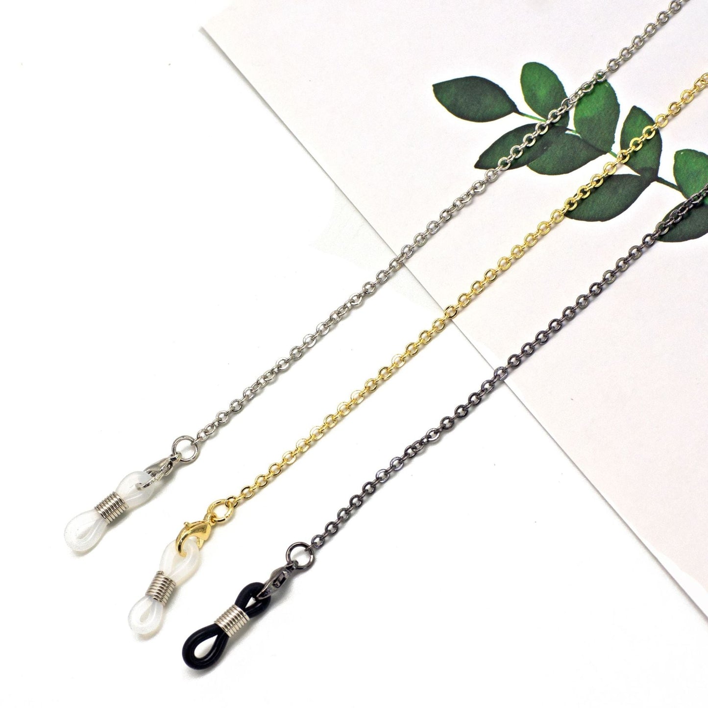 Adjustable Eyewear Retainer with Link Chain