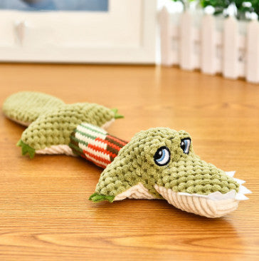 CuddleBuddy Croc - Plush Toy with Squeaker Fun