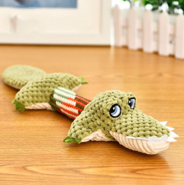 CuddleBuddy Croc - Plush Toy with Squeaker Fun