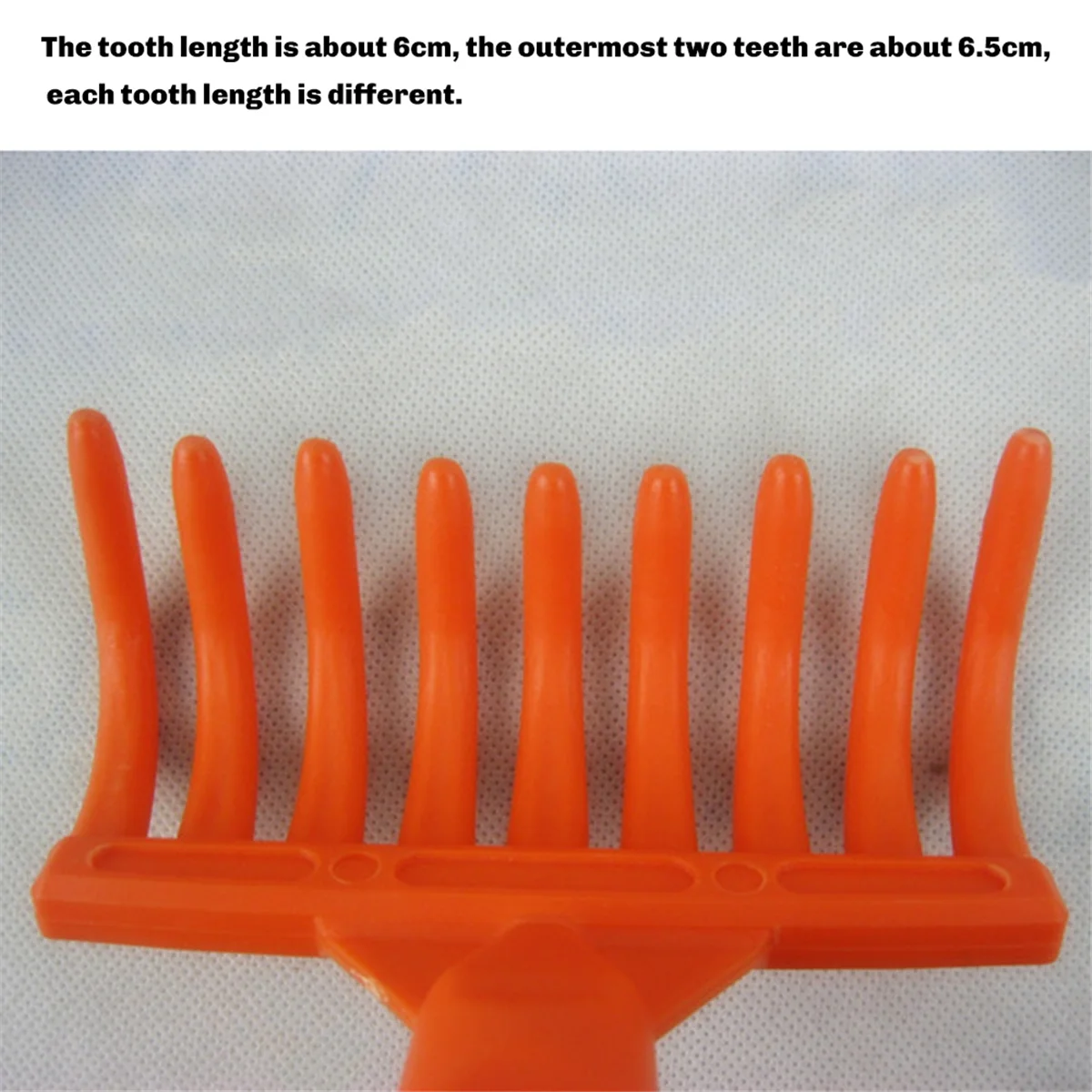9-Pronged Olive Rake | Plastic Harvesting Tool for Olives | 2.5 cm Attachment