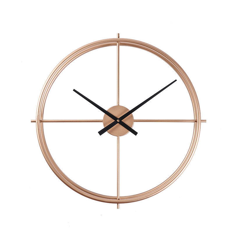 Large 20-Inch Silent Wall Clock in Nordic Minimalist Style