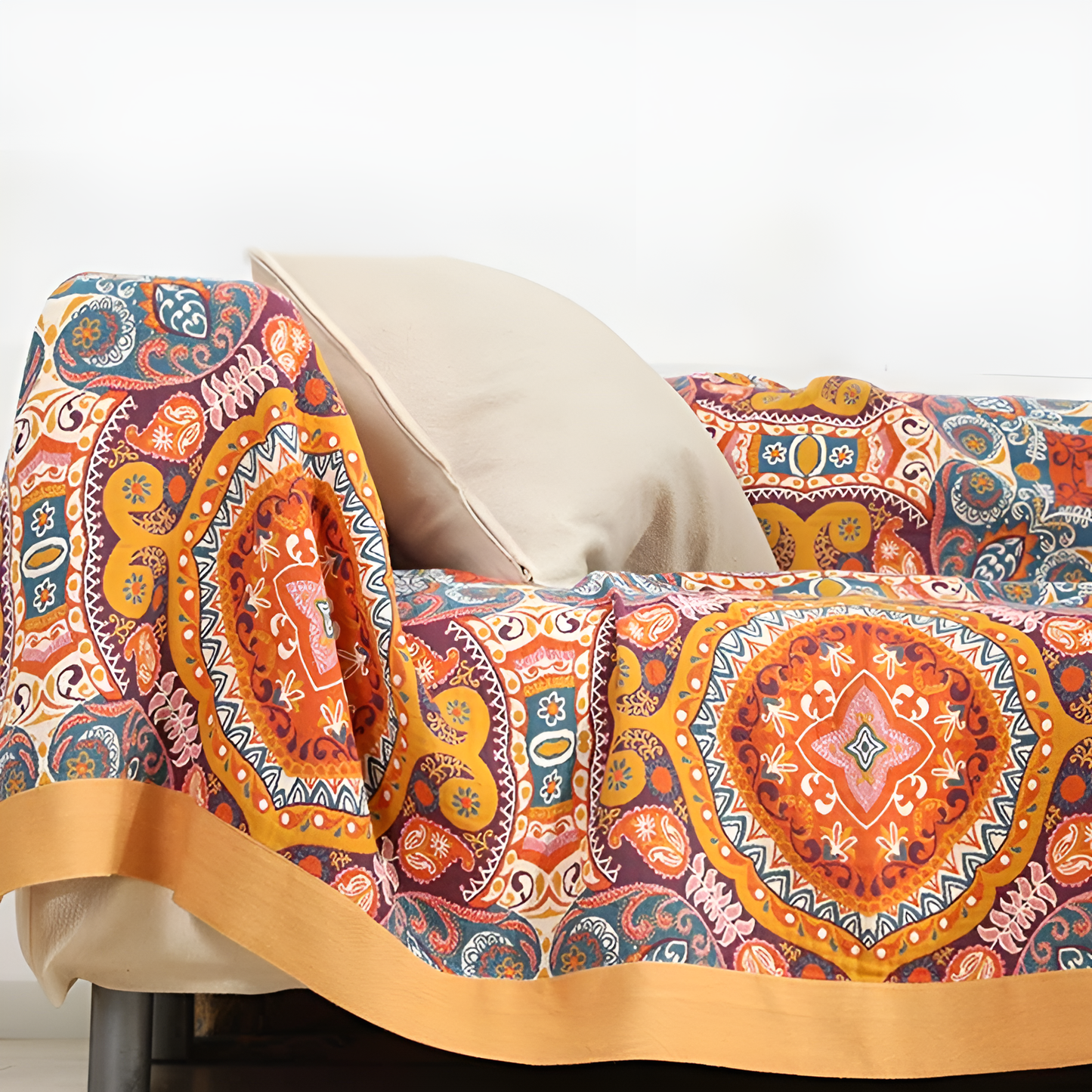 Chill Haven Dual-Sided Blanket | 100% Cotton Comfort