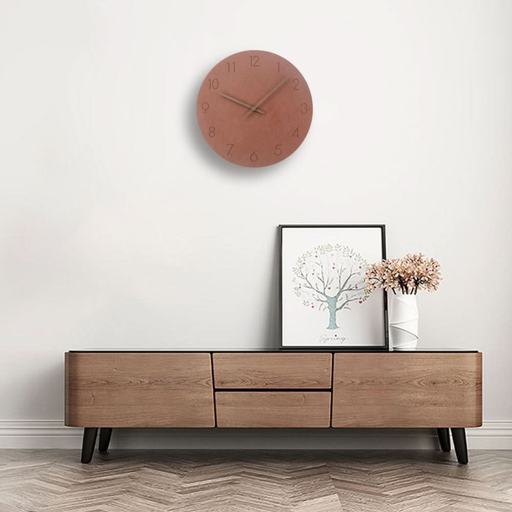 Nordic Design Silent Wall Clock – NordWhisper Style Timepiece