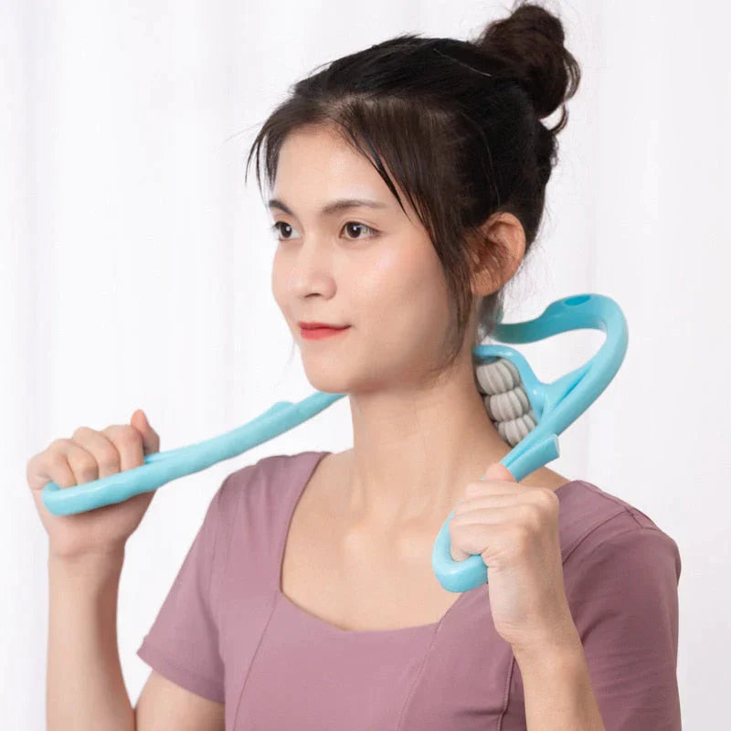 Ergonomic Neck Relief Massager for On-the-Go Comfort