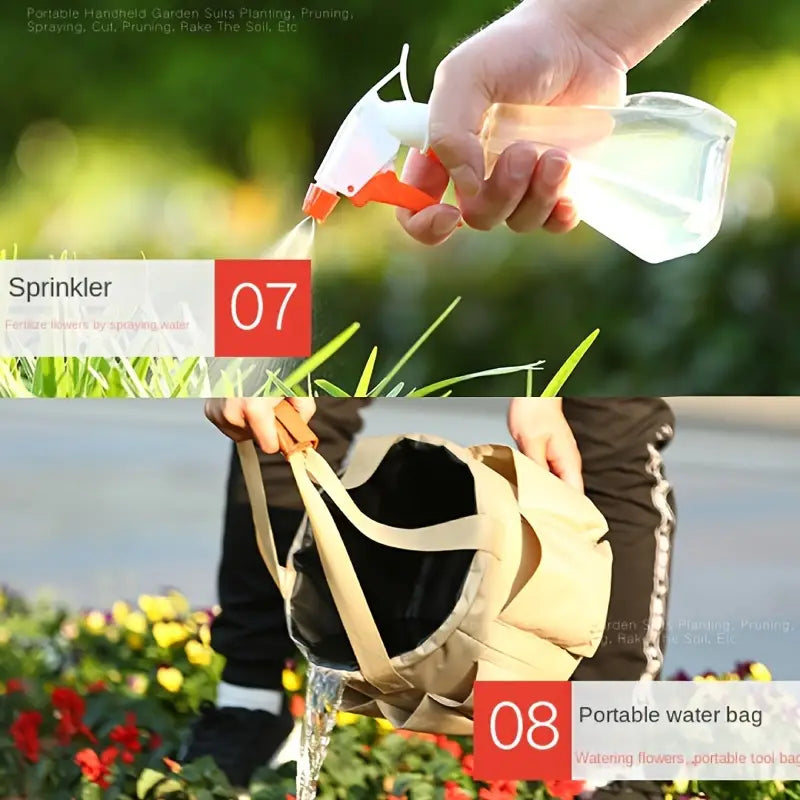 Complete Garden Tool Set with Storage Bag for Effortless Gardening