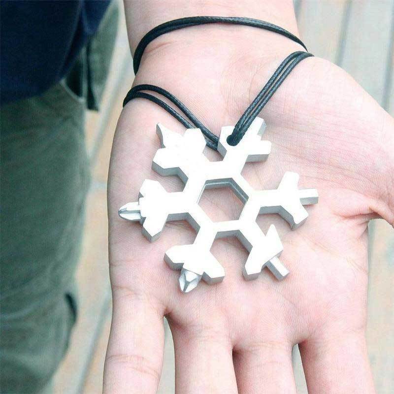 Multi-tool Snowflake Set with 18 Functions – Perfect Gift
