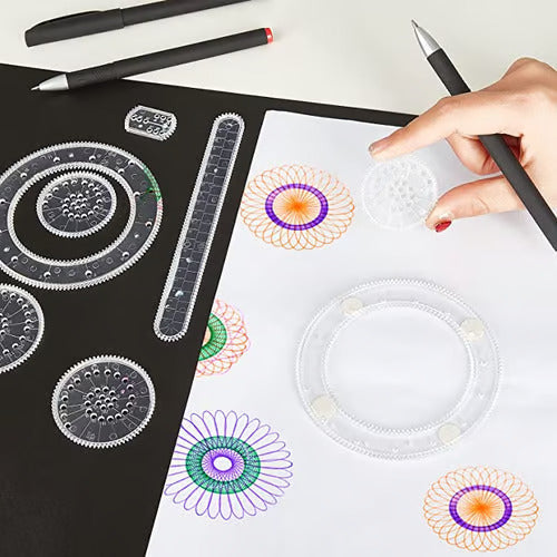 Multi-Functional Ruler Set for Drawing and Measurement