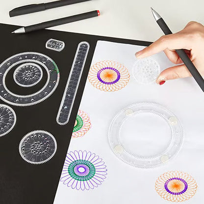 Multi-Functional Ruler Set for Drawing and Measurement