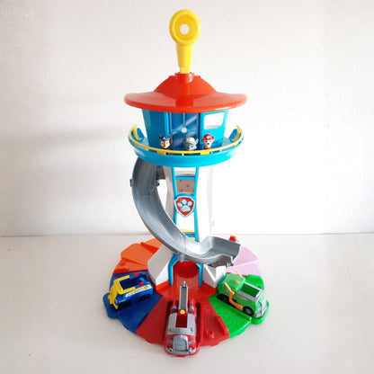 9-Piece Car Toy Set with Figures for Kids - Paw Patrol Theme