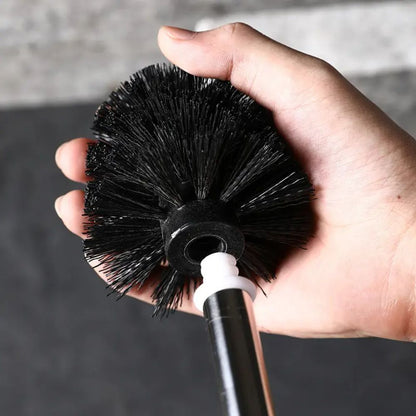 Natural Elegance Ceramic Toilet Brush Set