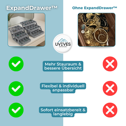Adjustable Smart Drawer Organizer - Expandable Storage Solution