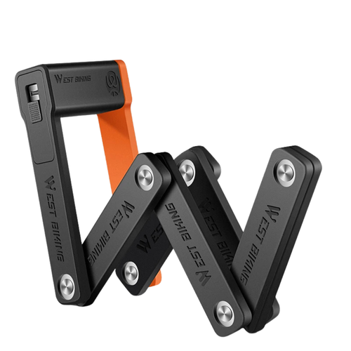 Folding Bike Lock - High Security, Weather Resistant, Compact & Portable