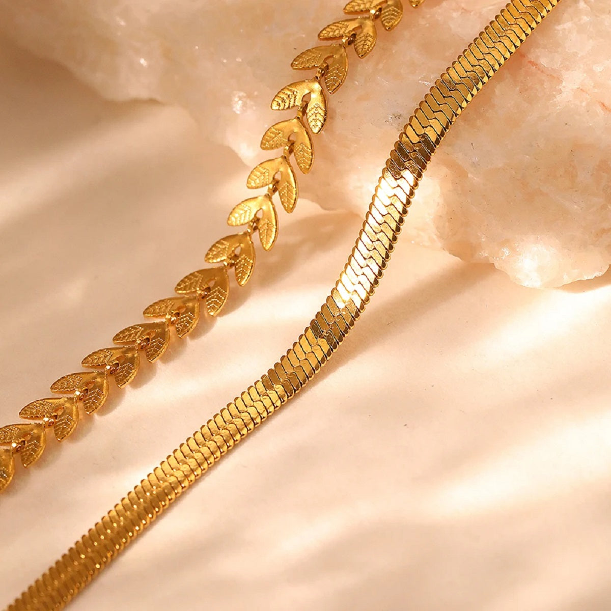 Creative Chain Anklet in Stainless Steel Design