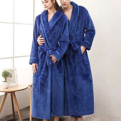 Cozy Nights Fleece Robe for Ultimate Comfort