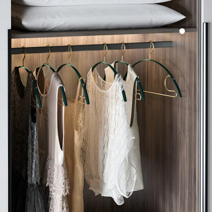 Elegant Aluminum Wardrobe Hangers | Set of 5