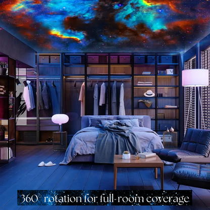 HD Rotating Light Show Projector for Starry Sky Experience