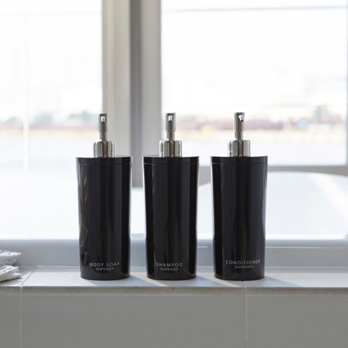Bundle of Round Shower Dispensers for Bath Use