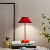 Red Lamp Shade + Red Base
