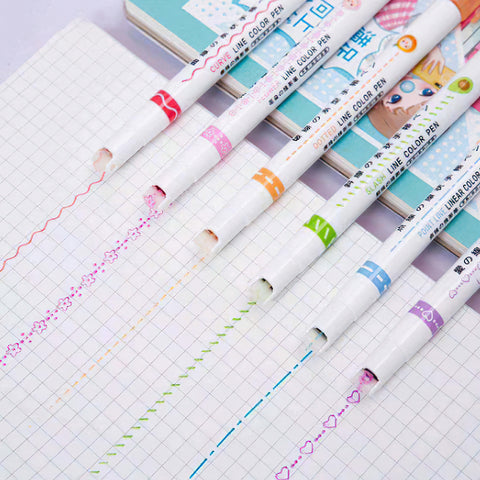 Curved Art Markers for Creative Projects