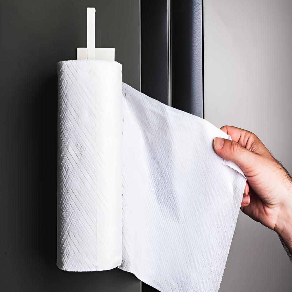 Sleek Wall-Mounted Paper Towel Dispenser & Organizer
