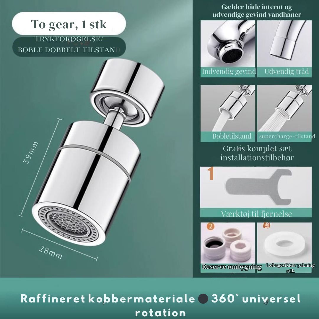 720° Movement Flexibility for Flawless Sinks