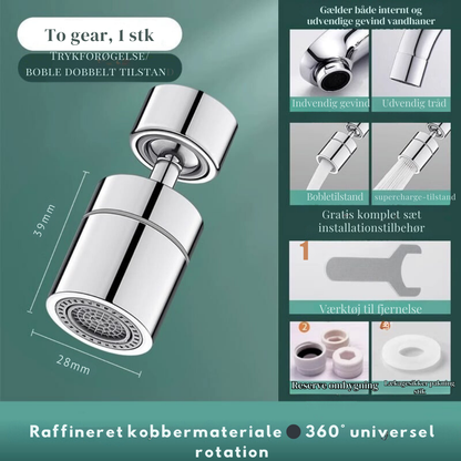 720° Movement Flexibility for Flawless Sinks