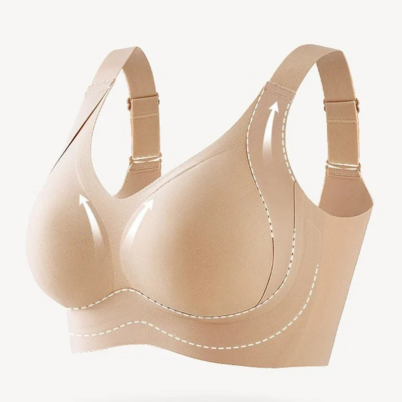 Silk Essence Underwire Bra | Elegant Support with Side Coverage and Anti-Sagging for Maximum Comfort