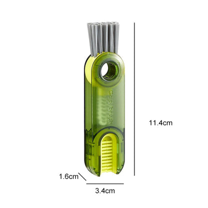 Versatile 3-in-1 Bottle and Gap Cleaner Brush