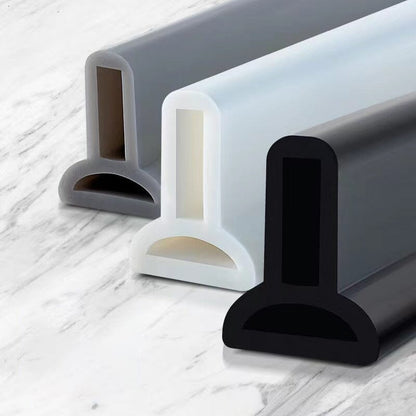 Silicone Water Barrier Strip for Bathroom Use