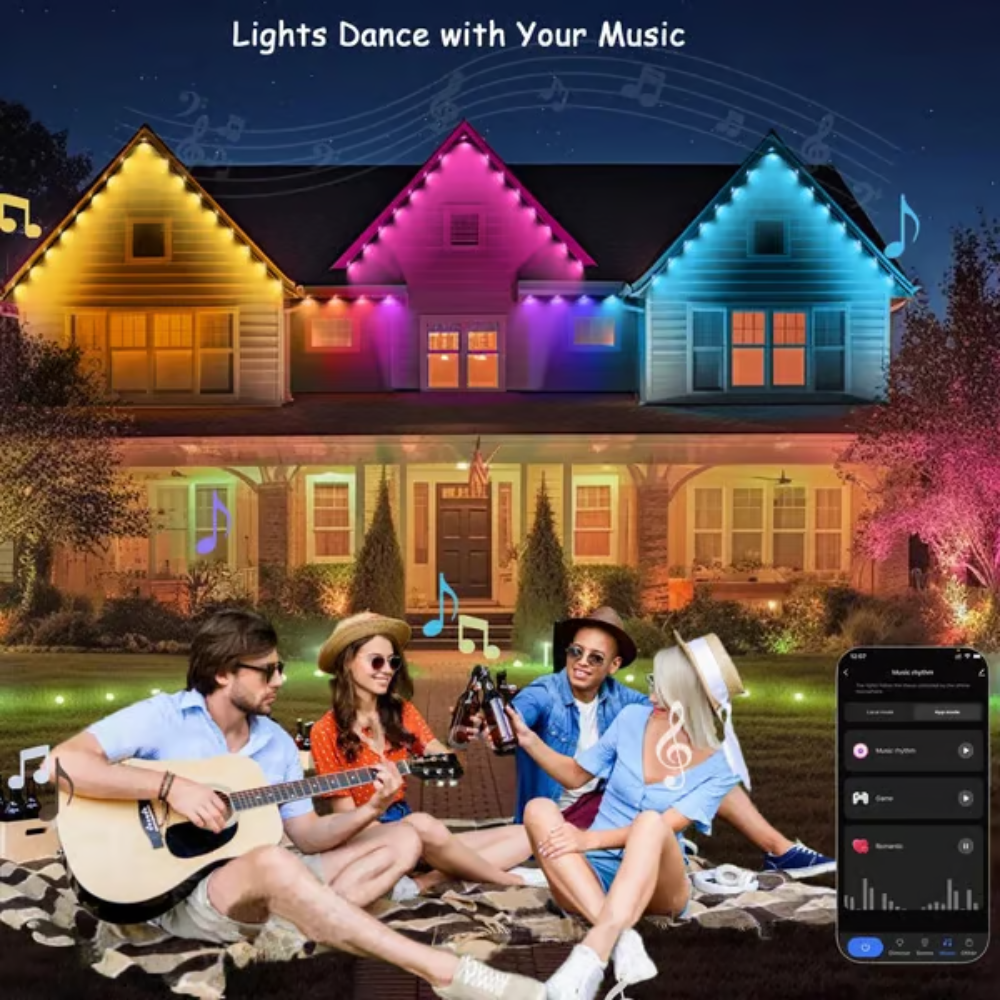 LuminousWave – Smart Color-Change Outdoor Lighting
