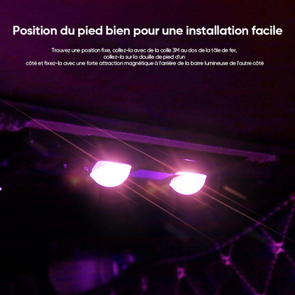 LED Atmosphere Lamp with Wireless Charging Feature