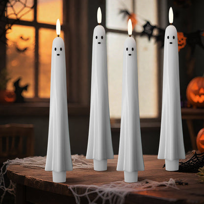 Remote-Controlled 3D Candle with Flame – SpookGlow Light